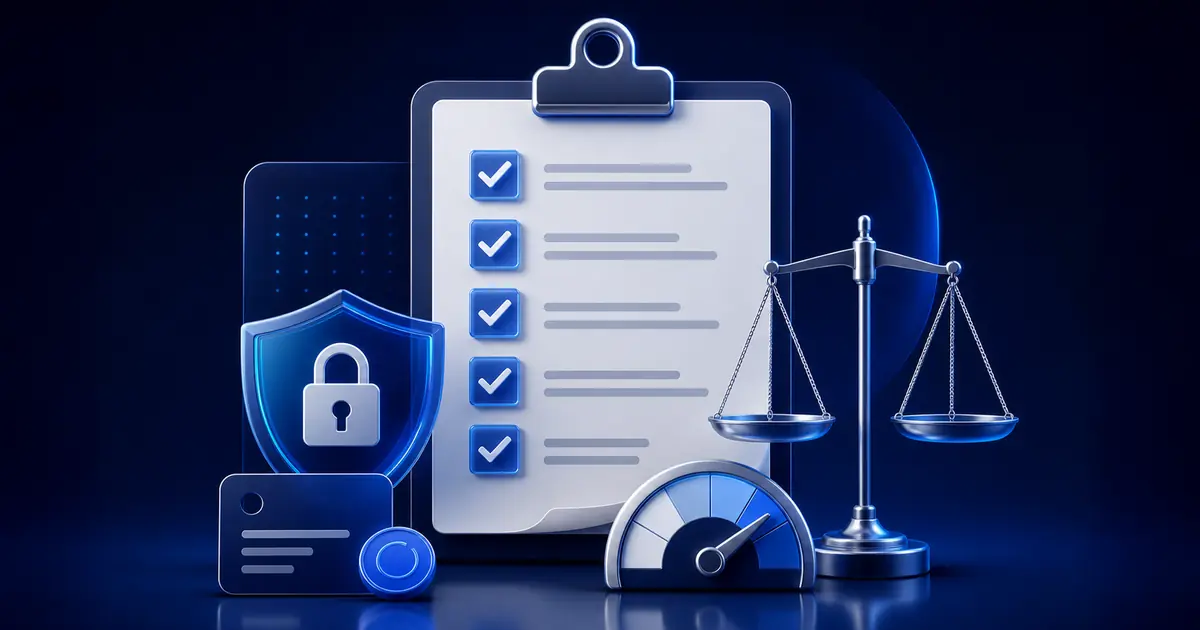 Editorial checklist for evaluating AI image services by quality, price, privacy, support and responsible-use rules